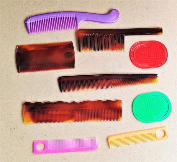 Chillatai Combo Multi colour 7 Different model Hair Comb Sets For Men and Woman With 1 Lice Comb