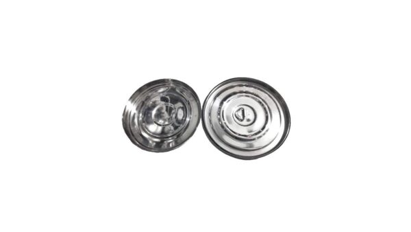 Chillatai Masala Box/Anjarai Petti Stainless Steel With 7 Cups Medium Size, Round Shape Masala Box - Image 2